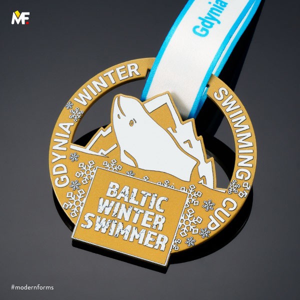 Baltic winter swimming medal