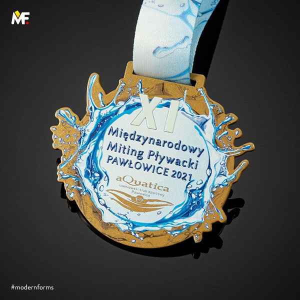 Recognition swimming medal