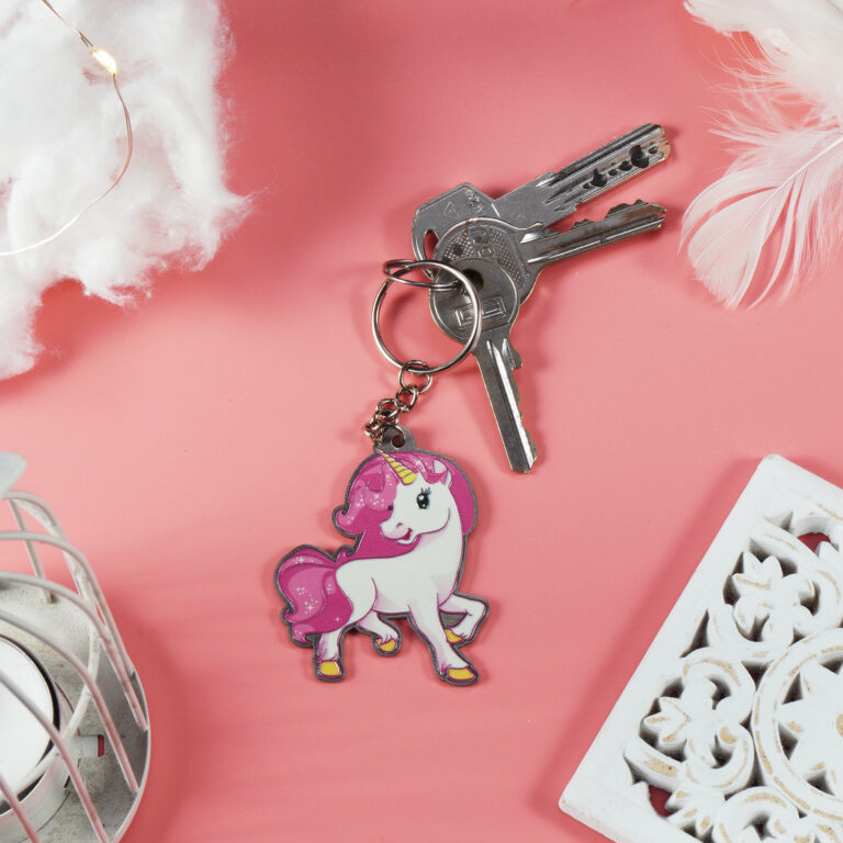 Key ring unicorn